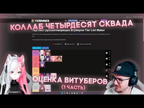 Видео: КОЛЛАБ РЕЧИ С МАЙНИ | ТИР ЛИСТ ВИТУБЕРОВ (1 ЧАСТЬ)