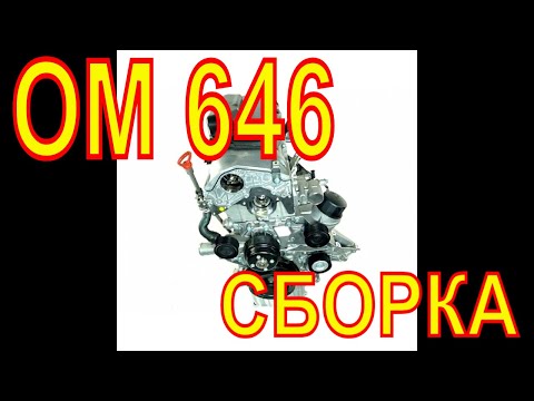 Видео: ОМ 646  om611 Сборка мотора  Мерседес Спринтер Собираю мотор ОМ 646