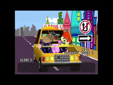 Видео: PaRappa the Rapper (1996) - Полное прохождение (PS1)