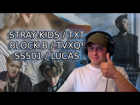 Видео: Реакция на: Stray Kids TXT TVXQ Block B Lucas SS501 RIIZE