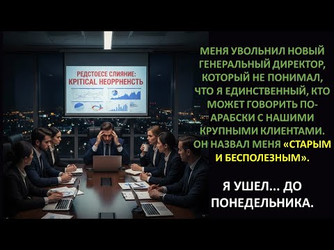 Видео: Меня уволил генеральный директор, который не знал, что я единственный, кто говорит по-арабски с.....