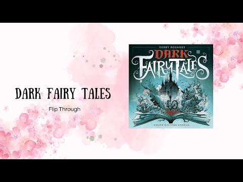 Видео: Листалка раскраски  Керби Розанес Темные Сказки Dark Fairy Tales