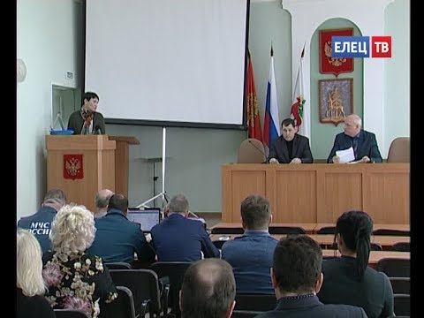 Видео: В администрации Ельца обсудили готовность городских служб к весеннему