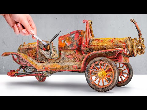 Видео: Ford T 1924 | Реставрация старой пожарной машинки