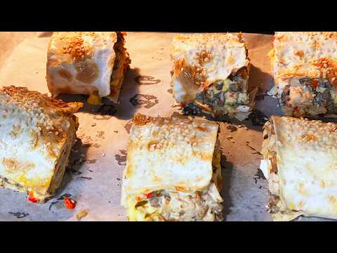 Видео: Рулет с Курицей и Грибами в лаваше. Быстрый и вкусный рецепт. Как приготовить? Учусь готовить
