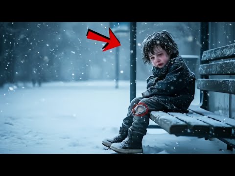 Видео: Ему Было Всего 5 Лет… Он Плакал Замерзший На Пустой Остановке… И Кричал, Что Его Мама Вернётся За