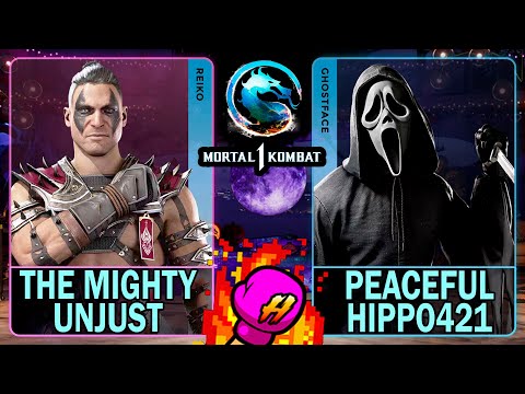 Видео: MK1 Могучий Несправедливый (REIKO) против Миролюбивого Бегемота421 (GHOSTFACE)🥊Mortal Kombat 1🥊4K...