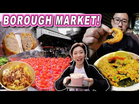 Видео: Гастрономический тур по рынку Боро в Лондоне || Обязательно попробуйте путеводитель по уличной еде!
