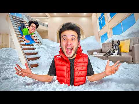 Видео: Мы заполнили весь наш дом 20 000 000 шариков упаковочного наполнителя!! 😱 Нам крышка 💔😭