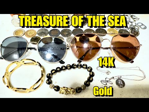 Видео: МОРСКИЕ СОКРОВИЩА НАЙДЕНЫ С ПОМОЩЬЮ МЕТАЛЛОИСКАТЕЛЯ GARRETT VORTEX VX9