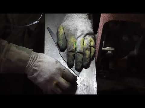 Видео: Делаю нож подробно. Ч.2 Слесарка