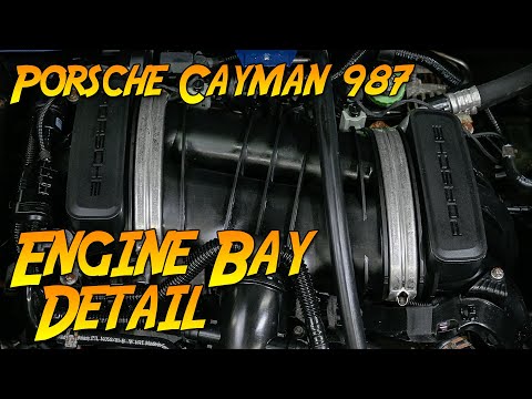 Видео: Очистка моторного отсека Porsche Cayman 987: зачем и как