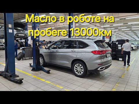 Видео: Haval M6 2024, масло в роботе на 13000км.