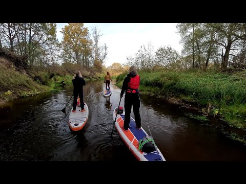 Видео: Река Нерская в октябре на SUP 13102024