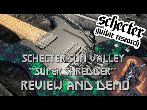 Видео: Обзор и демонстрация супершредера Schecter Sun Valley
