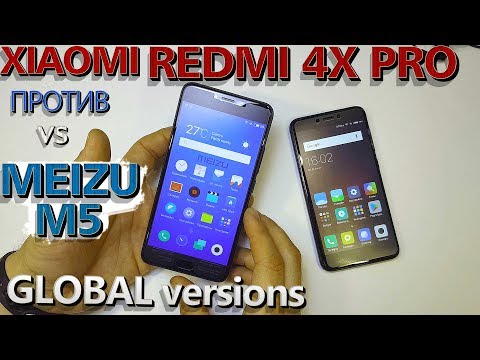 Видео: Meizu M5 3/32 Global против Xiaomi Redmi 4x Pro. Распаковываем и сравниваем смартфоны.