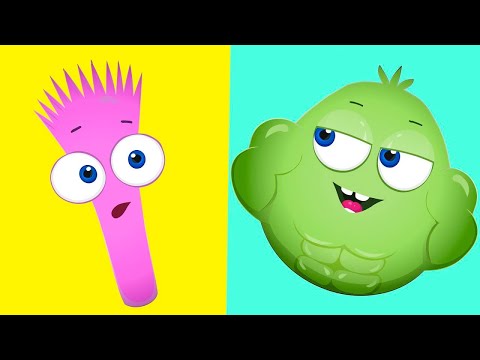 Видео: Оп и Боб — Силач и Слабак — Развивающий мультфильм для детей