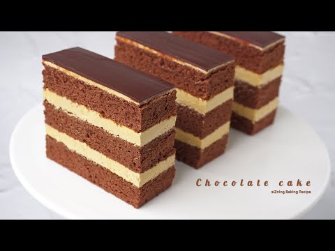 Видео: шоколадный торт (с кофейно-сливочным кремом)｜siZning