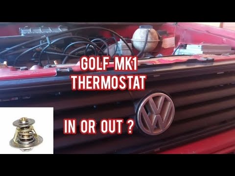 Видео: Golf MK1: Термостат, внутри или снаружи?#golfmk1
