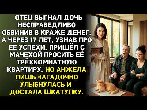 Видео: 17 лет назад отец выгнал меня за "кражу" Сегодня он пришёл требовать МОЮ квартиру для второй дочери!