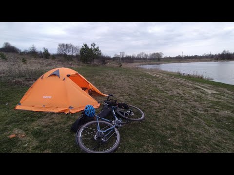 Видео: На озеро с палаткой.