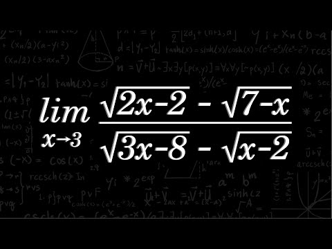 Видео: Сопряженное в неопределенности "ноль на ноль". Матан 112. Пределы #4