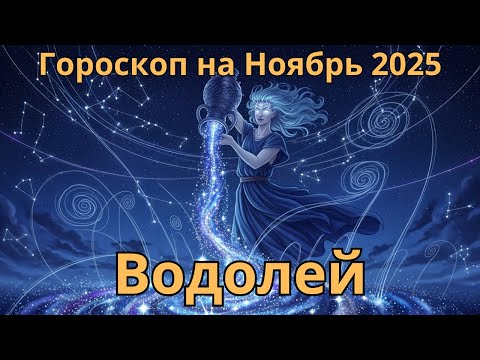Видео: ♒ Водолей Гороскоп на Ноябрь 2025 Astrology Aquarius
