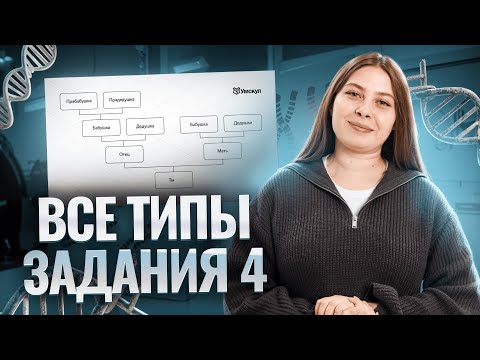 Видео: Все типы задания 4 биология ЕГЭ | Биология ЕГЭ для 10 класса | Умскул