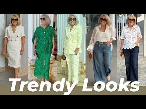 Видео: Тренды осени 2025 года, модные образы для женщин старше 60 лет