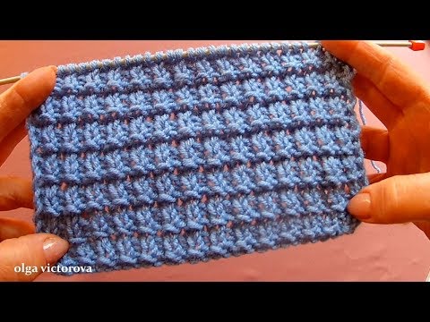 Видео: Текстурный рельефный узор 523 Узоры спицами