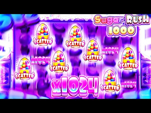 Видео: ДВА РЕТРИГЕРА ПОДРЯД В БОНУСКЕ В ШУГАР РАШ! ПОШЕЛ ALL IN! / Sugar Rush 1000 / заносы недели / занос