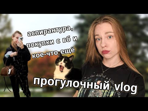 Видео: vlog: гуляю, рассказываю про аспирантуру и делаю обзор на покупки с вб 🍂🍁🛍️