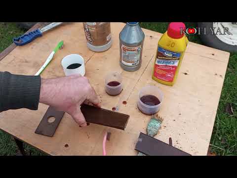 Видео: Випробування перетворювачів іржі: «Ферум-3», «Експрес» та «Тамак-1».