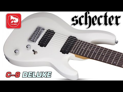 Видео: SCHECTER C-8 DELUXE - доступная 8-ми струнная гитара