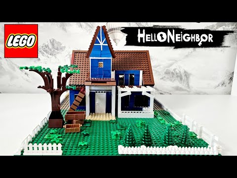 Видео: ДОМ ПРИВЕТ СОСЕД акт 1 LEGO Самоделка / Lego Hello Neighbor MOC #helloneighbor #приветсосед