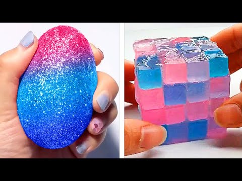 Видео: Как ни странно Удовлетворение Слизь ASMR Нет Музыка Видео  Расслабляющий Слизь 2020 г.  37