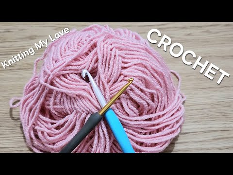 Видео: Вы никогда раньше не видели этот узор вязания крючком 🎉 Узнайте об этом первым!