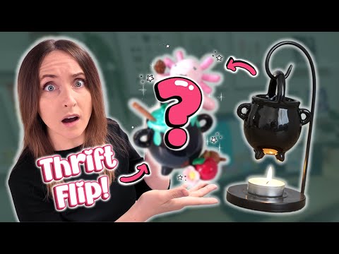 Видео: Преображение жуткого секонд-хенда с помощью самозастывающей глины | Из бесполезного в волшебное?