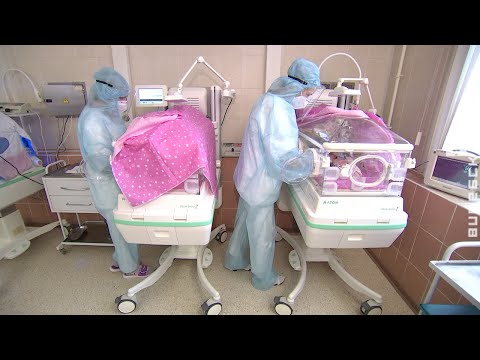 Видео: Лукашенко побывал в Витебском областном роддоме (04.12.2020)