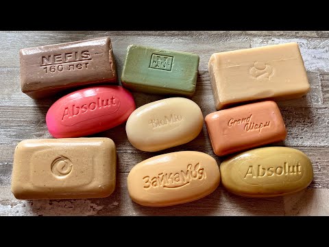 Видео: ASMR Soap | Cutting rancid soap |Soap Carving|Резка прогорклого мыла  | ASMR