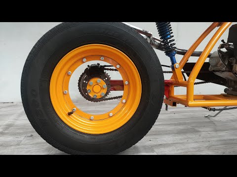 Видео: Соберите удивительный мотоцикл 200cc из поврежденных автомобильных колес
