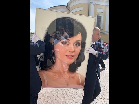 Видео: Прощание с Анастасией Заворотнюк в Покровском монастыре