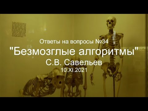 Видео: С.В. Савельев - Безмозглые алгоритмы