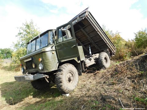 Видео: Запуск ГАЗ-66, ремонт, вожу грунт! Powerful truck, launch