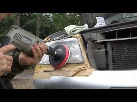 Видео: Полировка фар ауди а6 с5