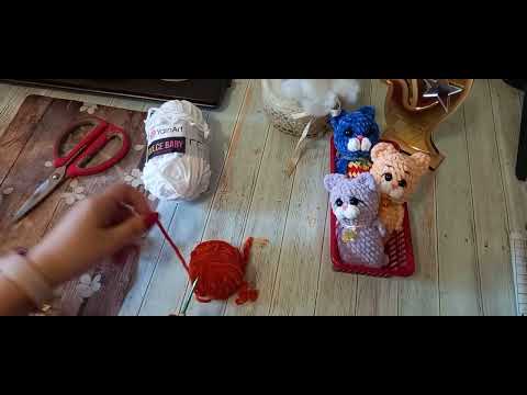 Видео: #наталивяжет#амигуруми .Мастер класс\котик  плюшевый .