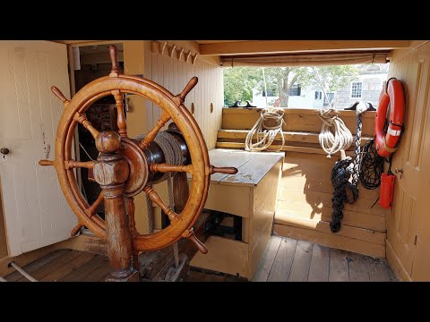 Видео: Музей - морской порт  (Mystic Seaport) 1часть. Коннектикут.
