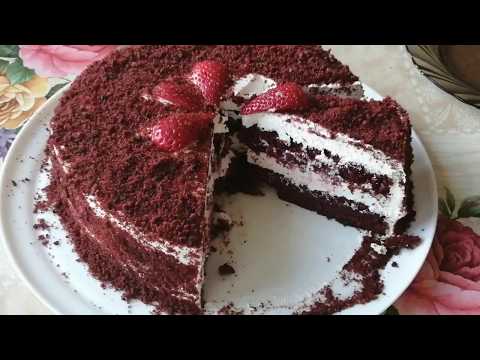 Видео: ИЗКЛЮЧИТЕЛНА ЛЕСНА ТОРТА,ЧЕРВЕНО КАДИФЕ!!!