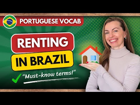 Видео: 14 основных слов для обозначения аренды квартир на бразильском португальском языке (с примерами)
