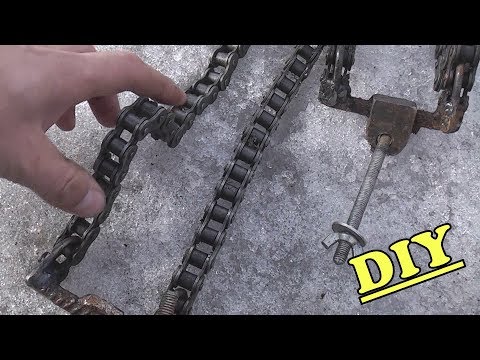 Видео: Как я сделал цепи противоскольжения.